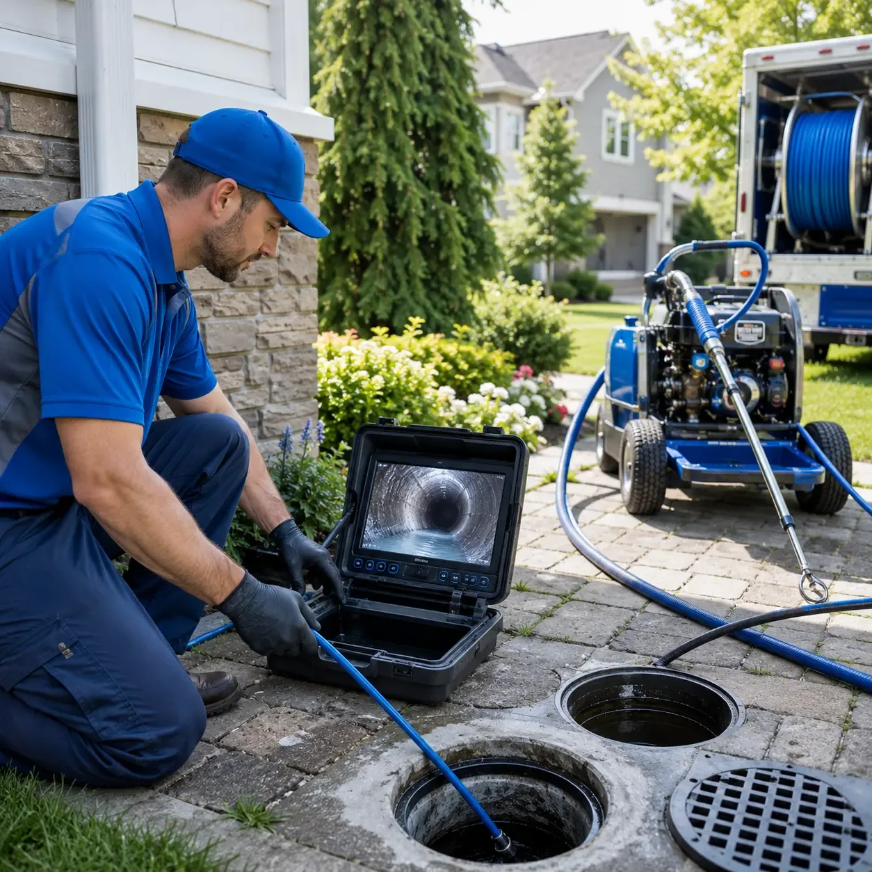 Outdoor drain cleaning professionals serving Copiague, NY